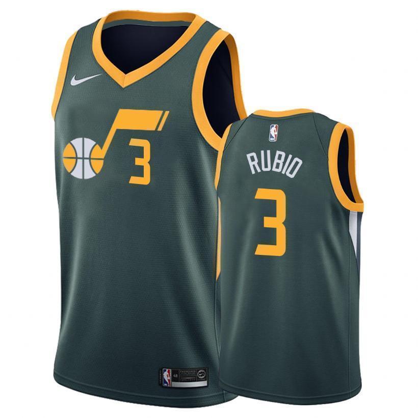 Utah Jazz #3 Ricky Rubio 2018/19 Earned Edition Swingman Jersey