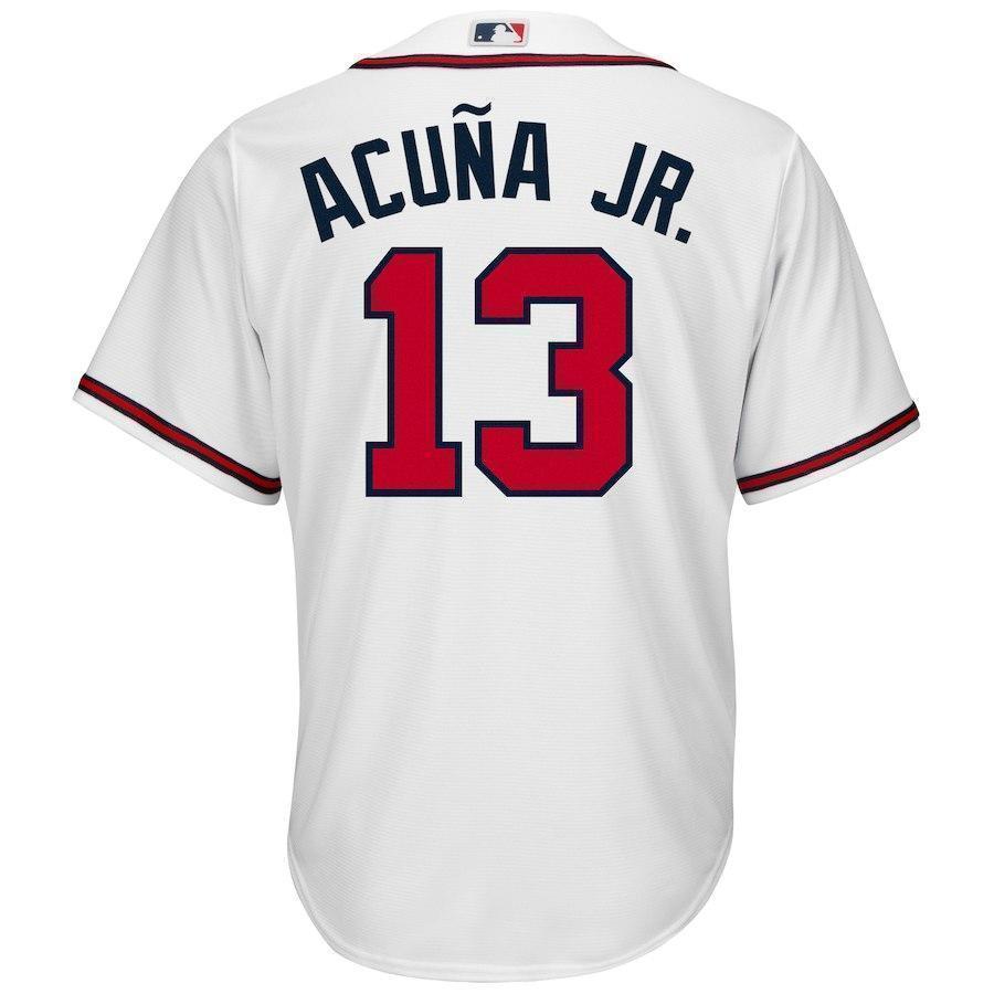 Ronald Acuña Jr. Atlanta Braves Baseball Player Jersey