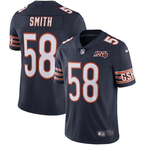 Roquan Smith Chicago Bears 100th Season Game Jersey - Navy