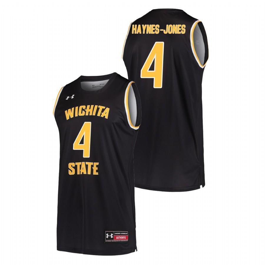 Samajae Haynes-Jones Wichita State Shockers Basketball Jersey - Black