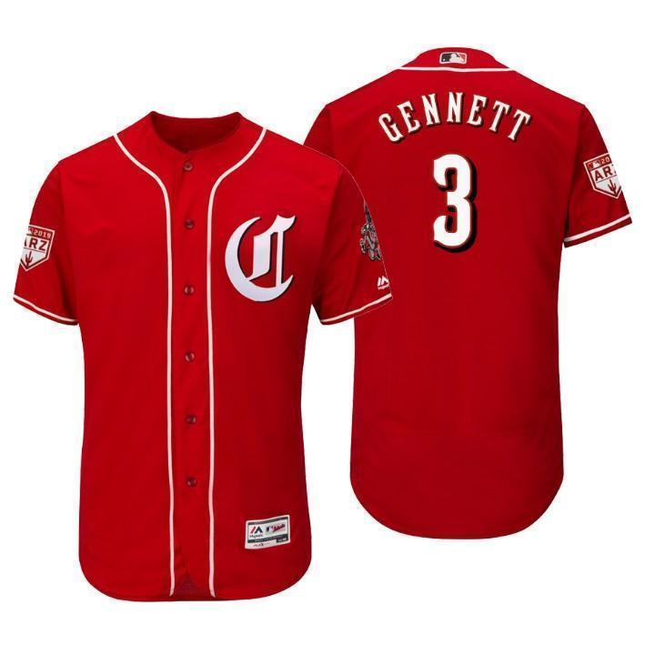 Scooter Gennett Cincinnati Reds 2019 Spring Training Baseball Player Jersey