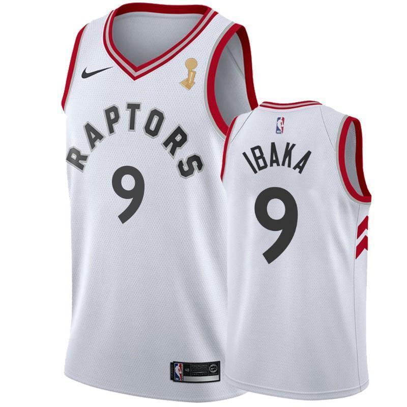 Serge Ibaka Toronto Raptors Association 2019 Champion Swingman Jersey - White