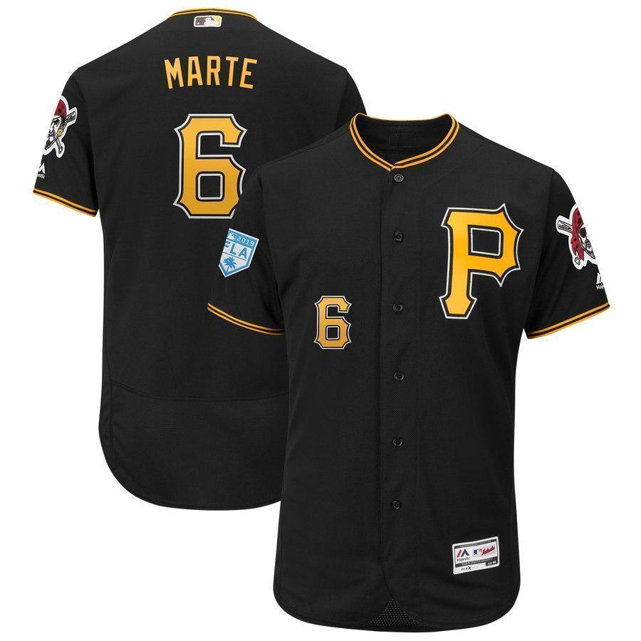 Starling Marte Pittsburgh Pirates 2019 Spring Training Baseball Player Jersey