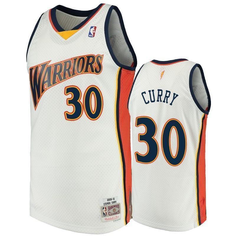 Golden State Warriors #30 Stephen Curry 2009-10 Hardwood Classics Jersey