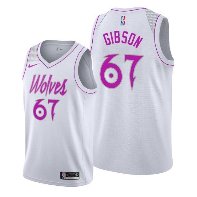 Minnesota Timberwolves #67 Taj Gibson 2018/19 Earned Edition Swingman Jersey
