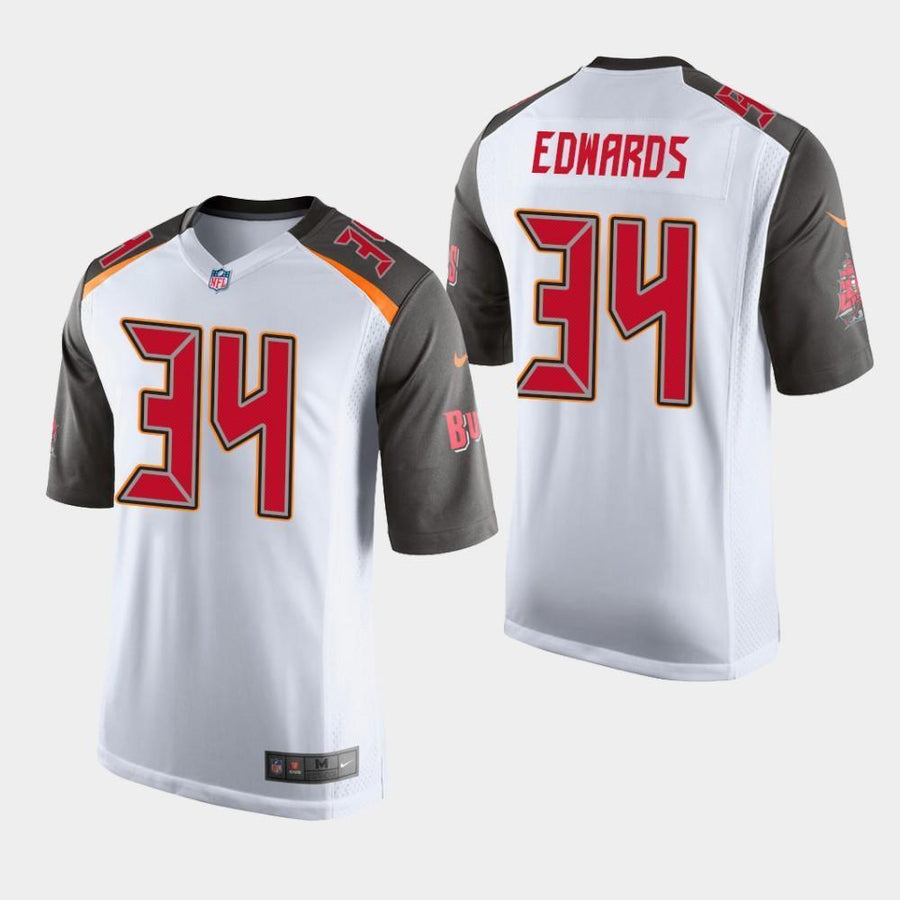Tampa Bay Buccaneers #34 Mike Edwards 2019 Draft Game Jersey - White