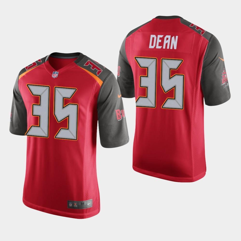 Tampa Bay Buccaneers #35 Jamel Dean 2019 Draft Game Jersey - Red