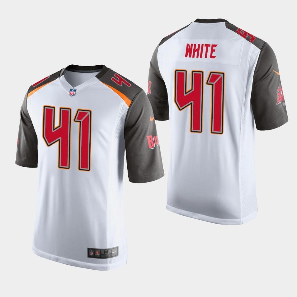 Tampa Bay Buccaneers #41 Devin White 2019 Draft Game Jersey - White