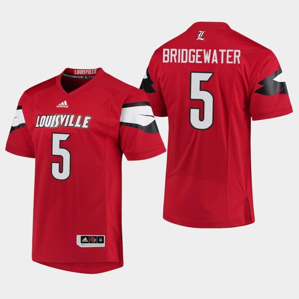 Teddy Bridgewater Louisville Cardinals Football Jersey - Red