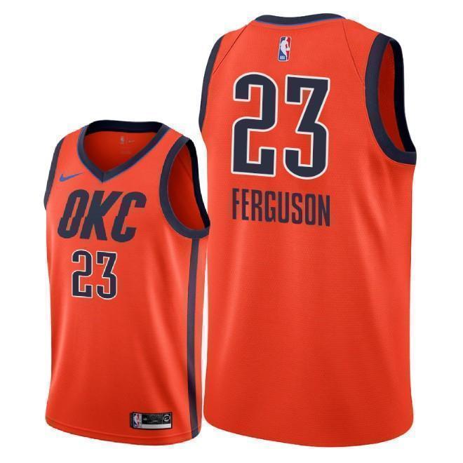 Oklahoma City Thunder #23 Terrance Ferguson 2018/19 Earned Edition Swingman Jersey