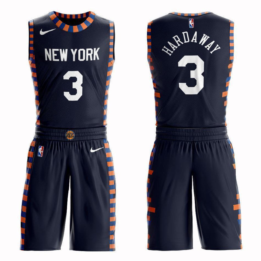 New York Knicks #3 Tim Hardaway Jr City 2019 Jersey and Pant Set