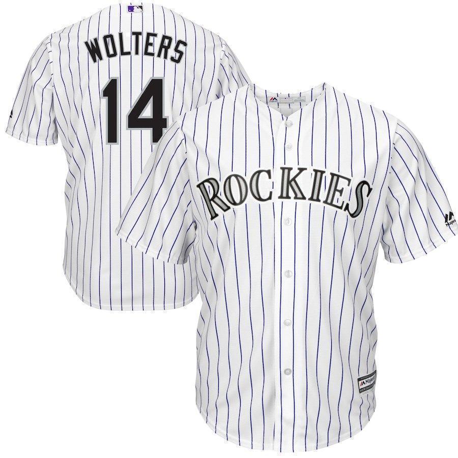 Tony Wolters Colorado Rockies Baseball Player Jersey