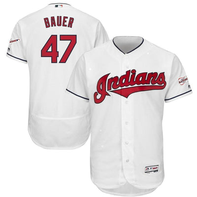 Trevor Bauer Cleveland Indians 2019 All Star Game Patch Baseball Jersey