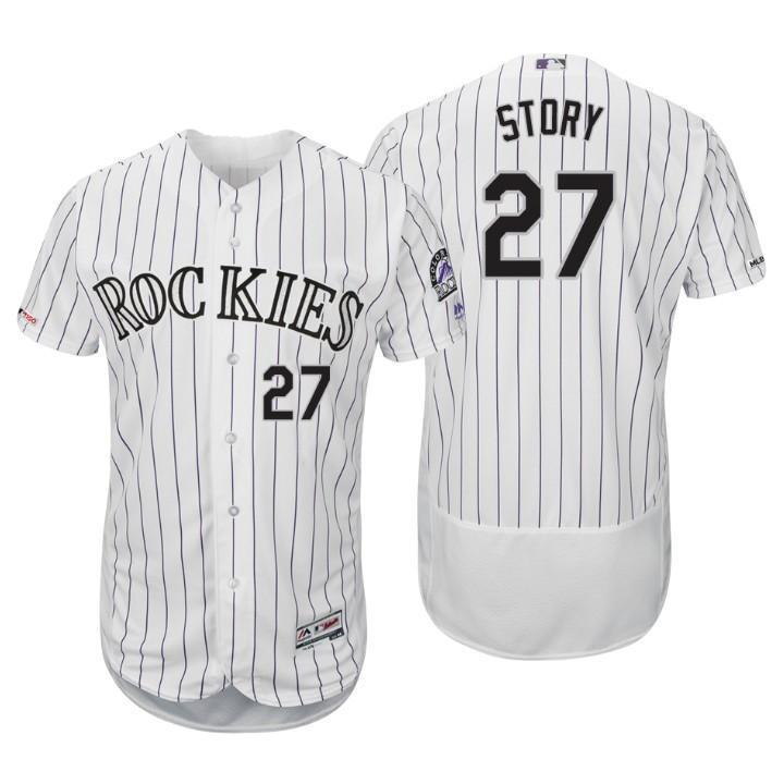 Trevor Story Colorado Rockies 150th Anniversary Baseball Jersey - White