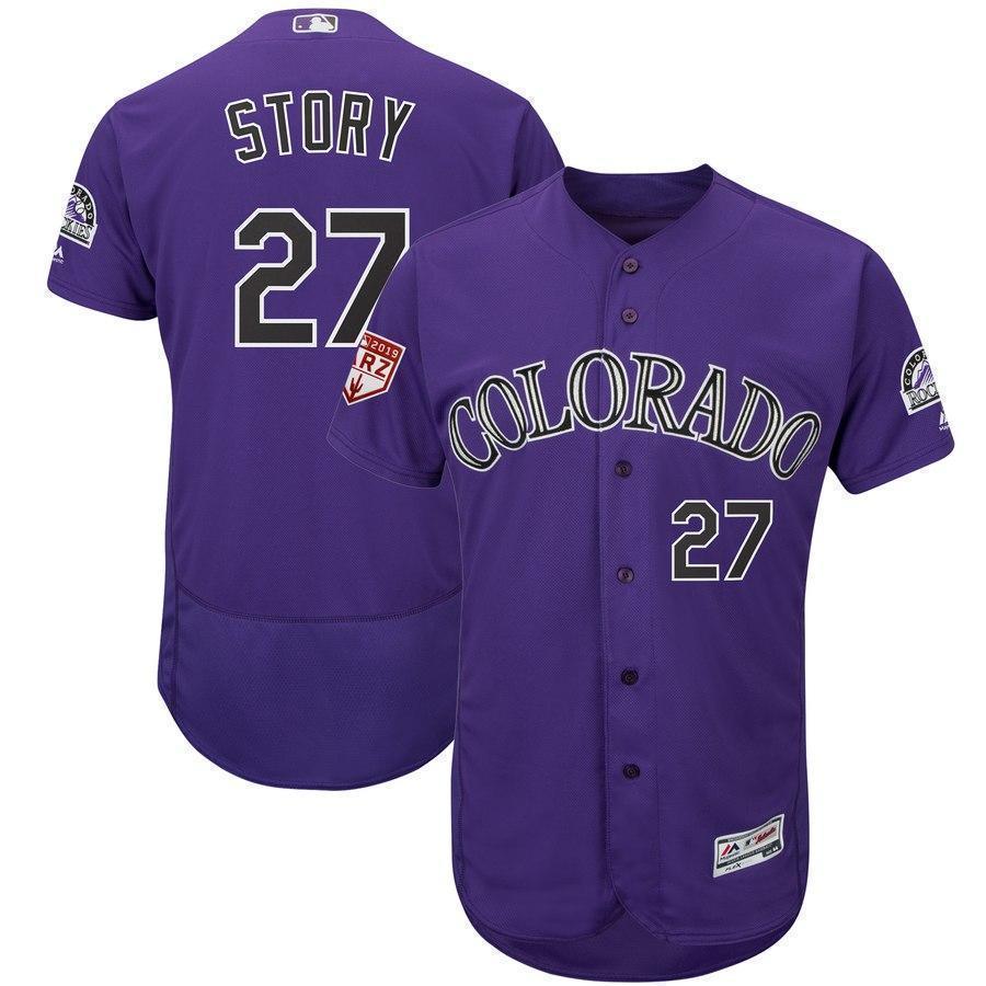 Trevor Story Colorado Rockies 2019 Spring Training Baseball Player Jersey