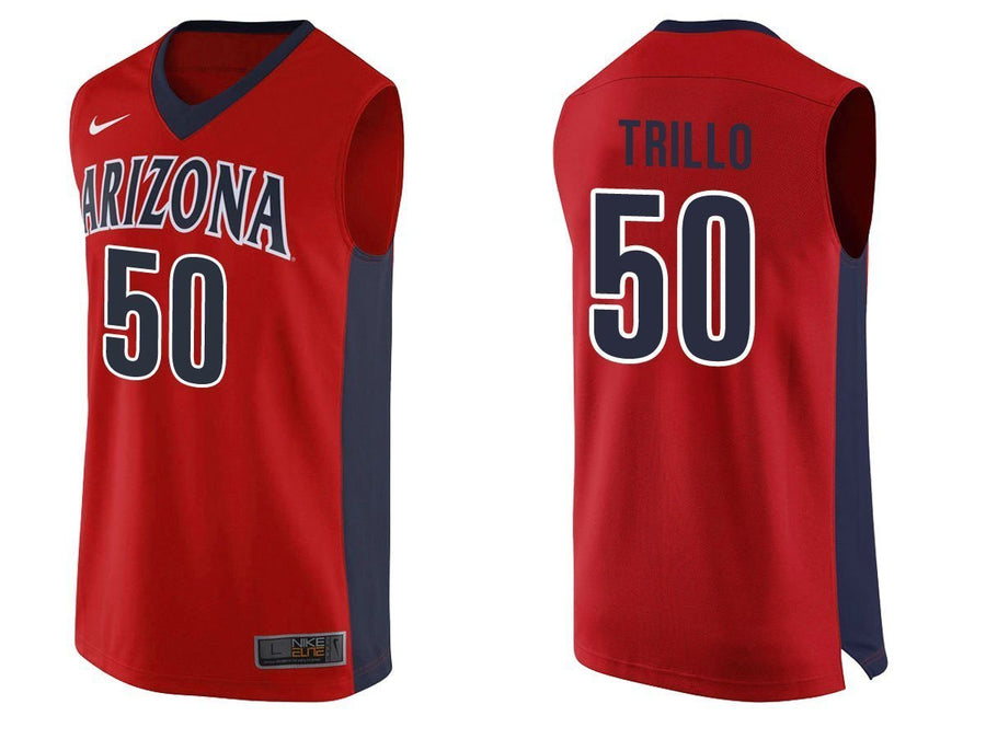 Tyler Trillo Arizona Wildcats Basketball Jersey - Crimson