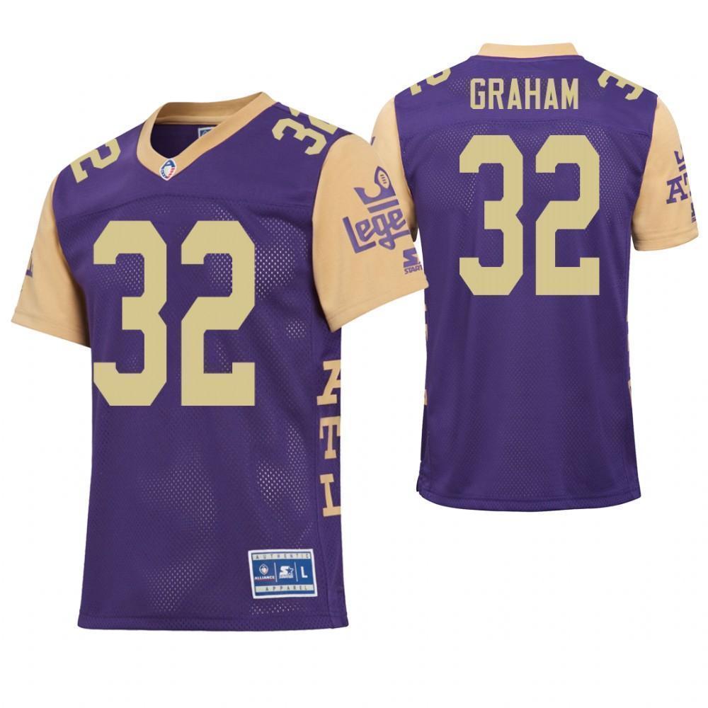 Tyson Graham Atlanta Legends Game Jersey