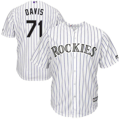 Wade Davis Colorado Rockies Baseball Player Jersey