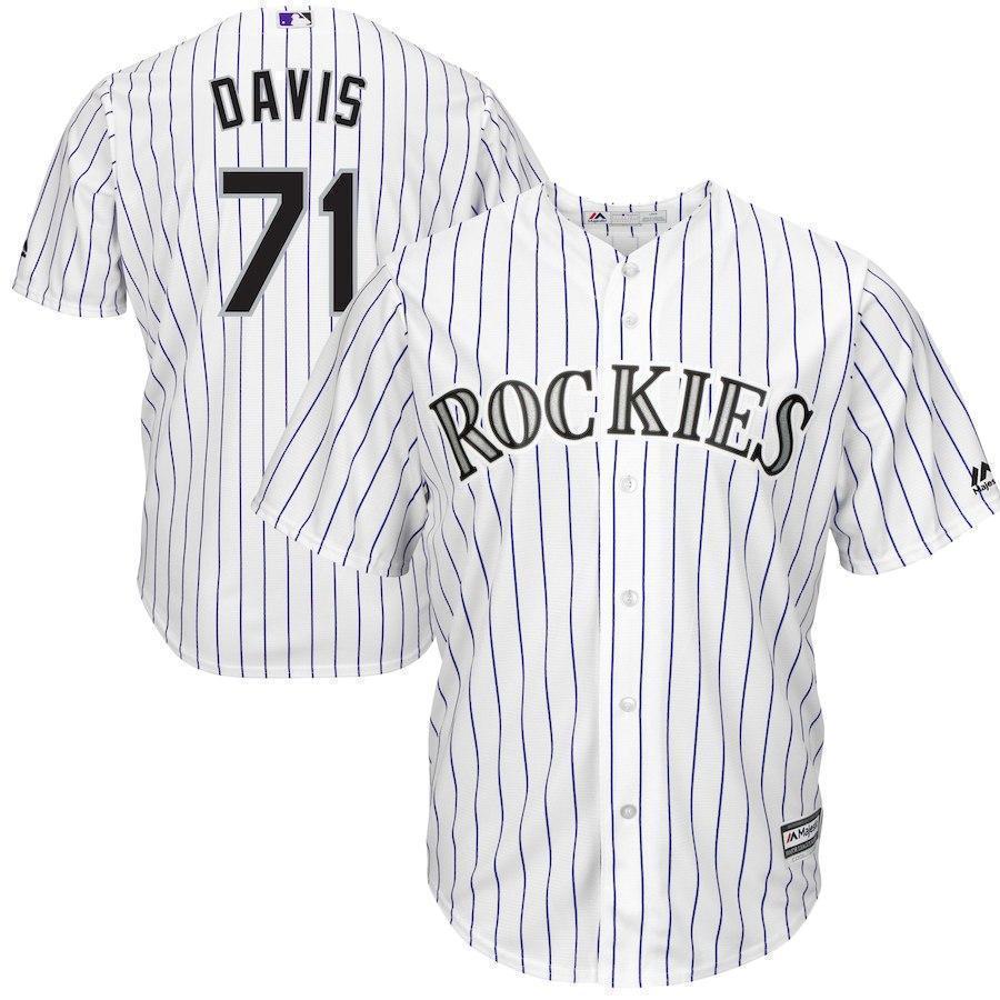 Wade Davis Colorado Rockies Baseball Player Jersey