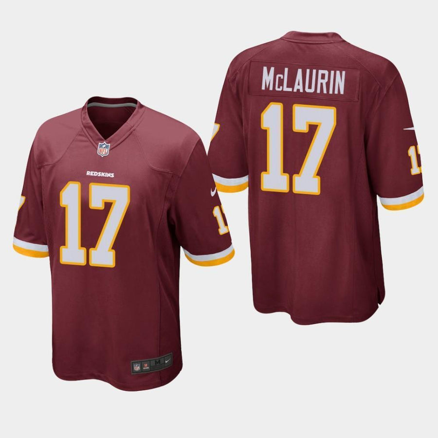 Washington Redskins #17 Terry McLaurin 2019 Draft Game Jersey - Burgundy