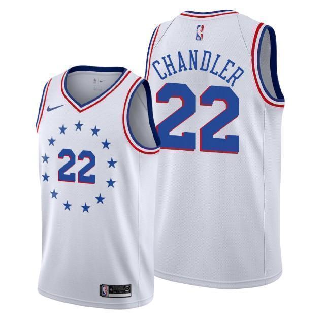 Philadelphia 76ers #22 Wilson Chandler 2018/19 Earned Edition Swingman Jersey