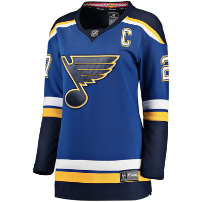 Women s St Louis Blues Alex Pietrangelo Fanatics Branded Blue Breakaway Player Jersey