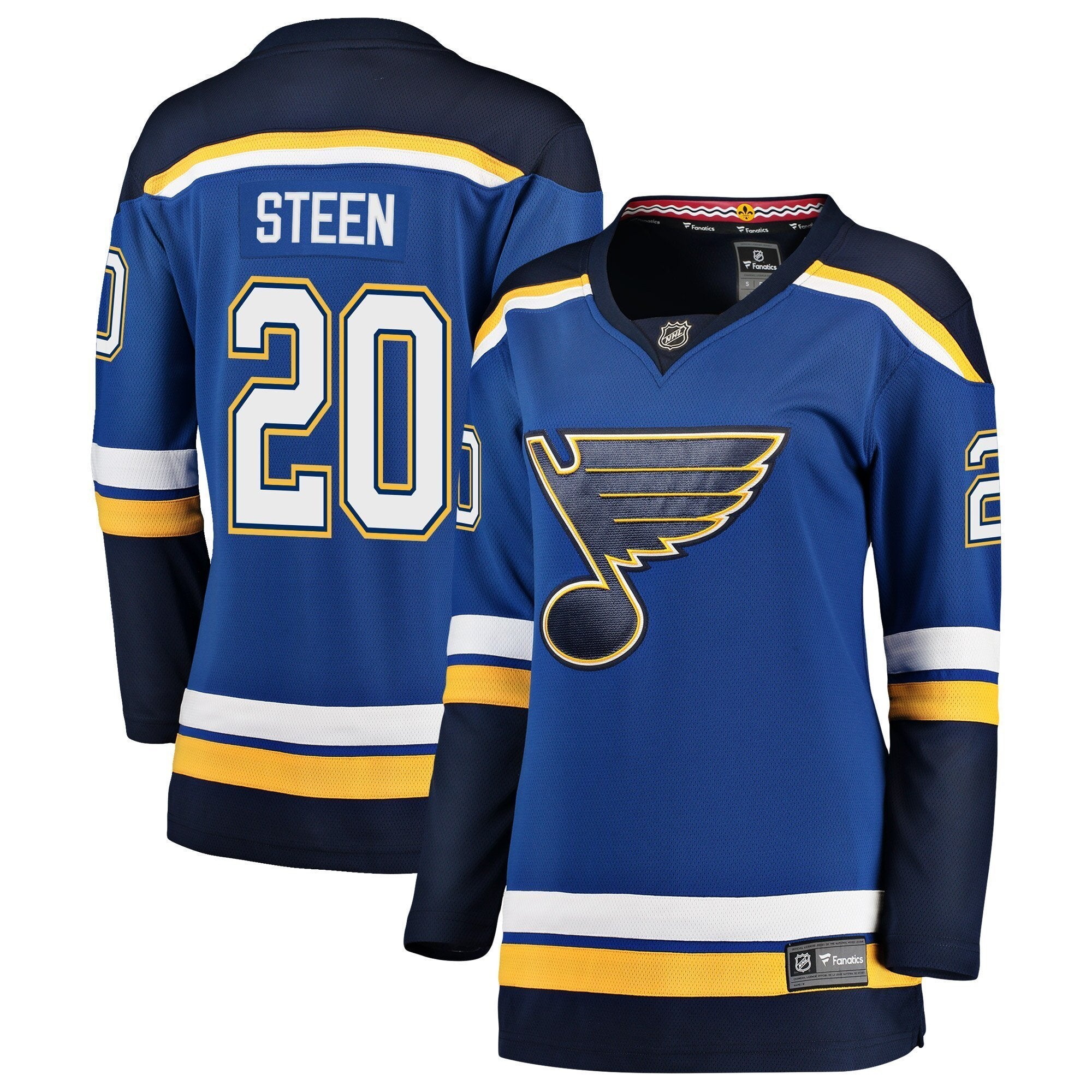 Women s St Louis Blues Alexander Steen Fanatics Branded Blue Breakaway Player Jersey