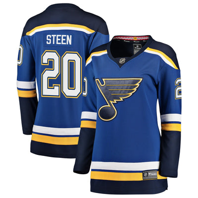 Women s St Louis Blues Alexander Steen Fanatics Branded Blue Breakaway Player Jersey