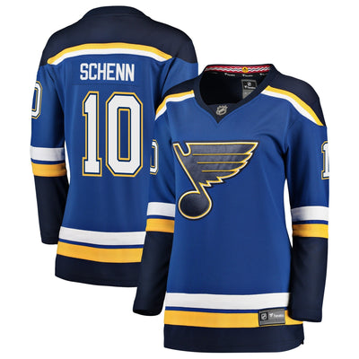 Women s St Louis Blues Brayden Schenn Fanatics Branded Blue Breakaway Player Jersey