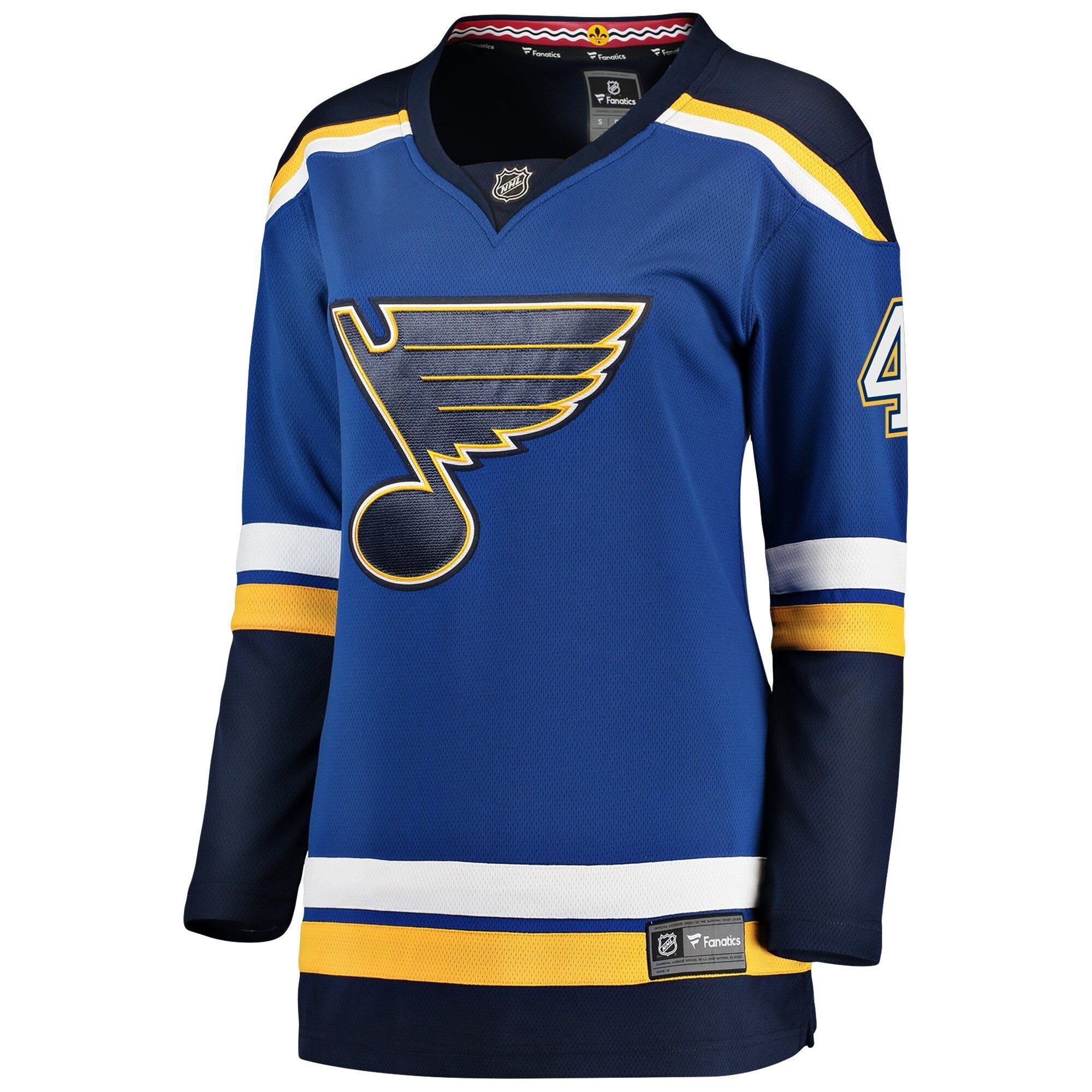 Women s St Louis Blues Carl Gunnarsson Fanatics Branded Blue Breakaway Player Jersey