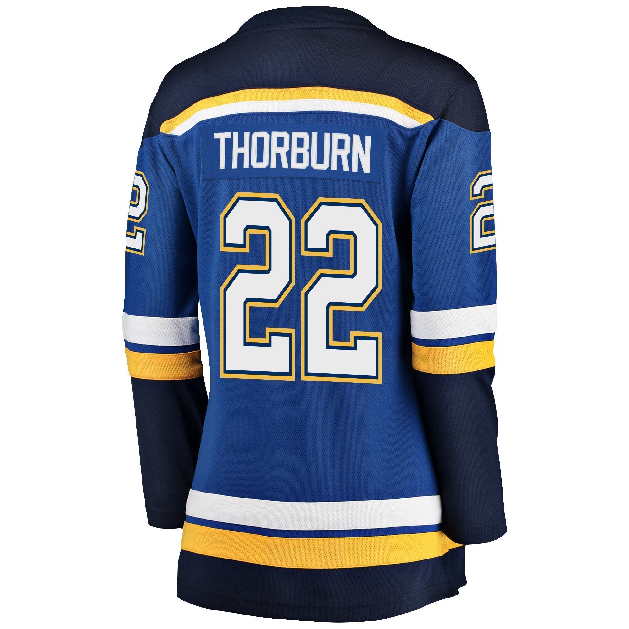 Women s St Louis Blues Chris Thorburn Fanatics Branded Blue Breakaway Player Jersey