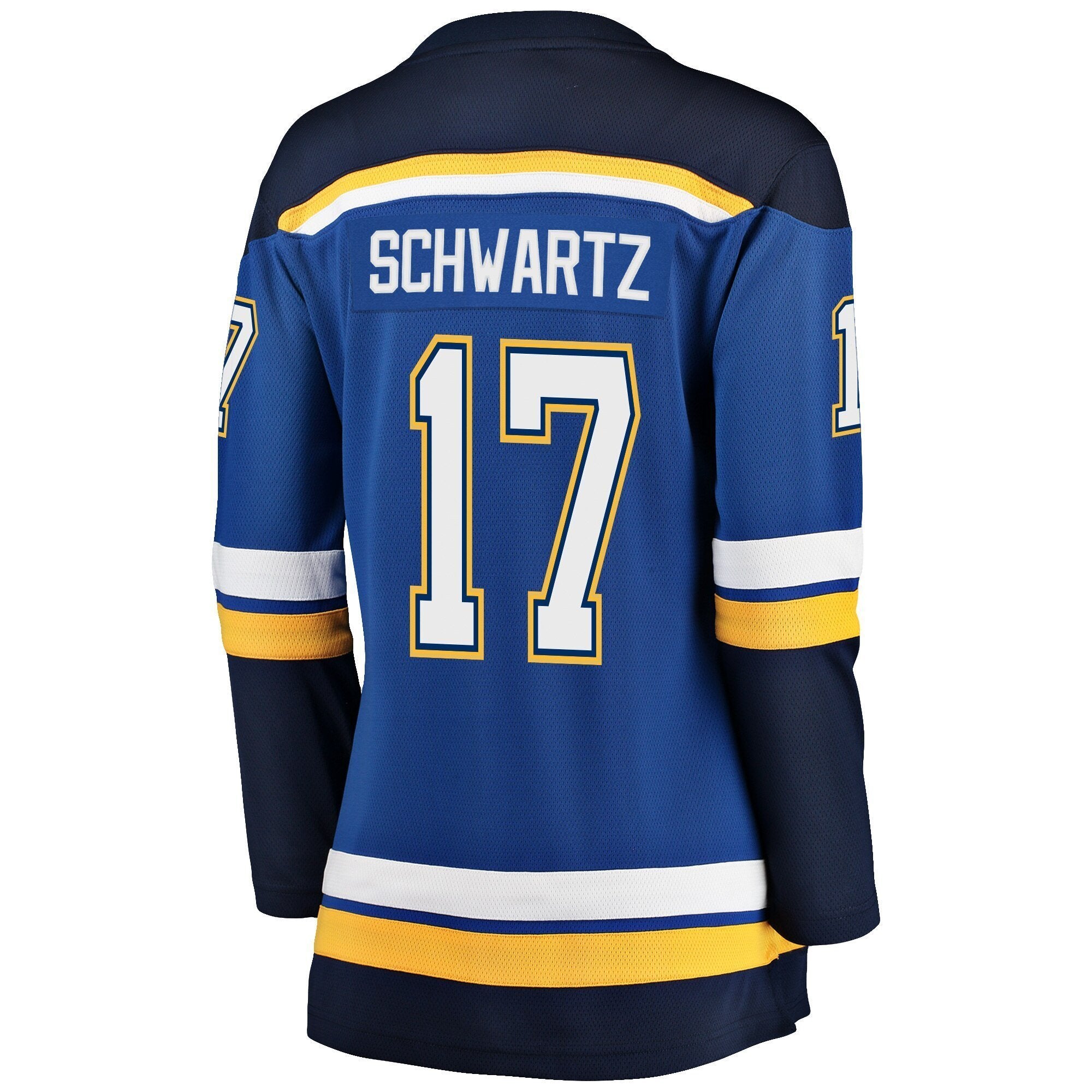 Women s St Louis Blues Jaden Schwartz Fanatics Branded Blue Breakaway Player Jersey