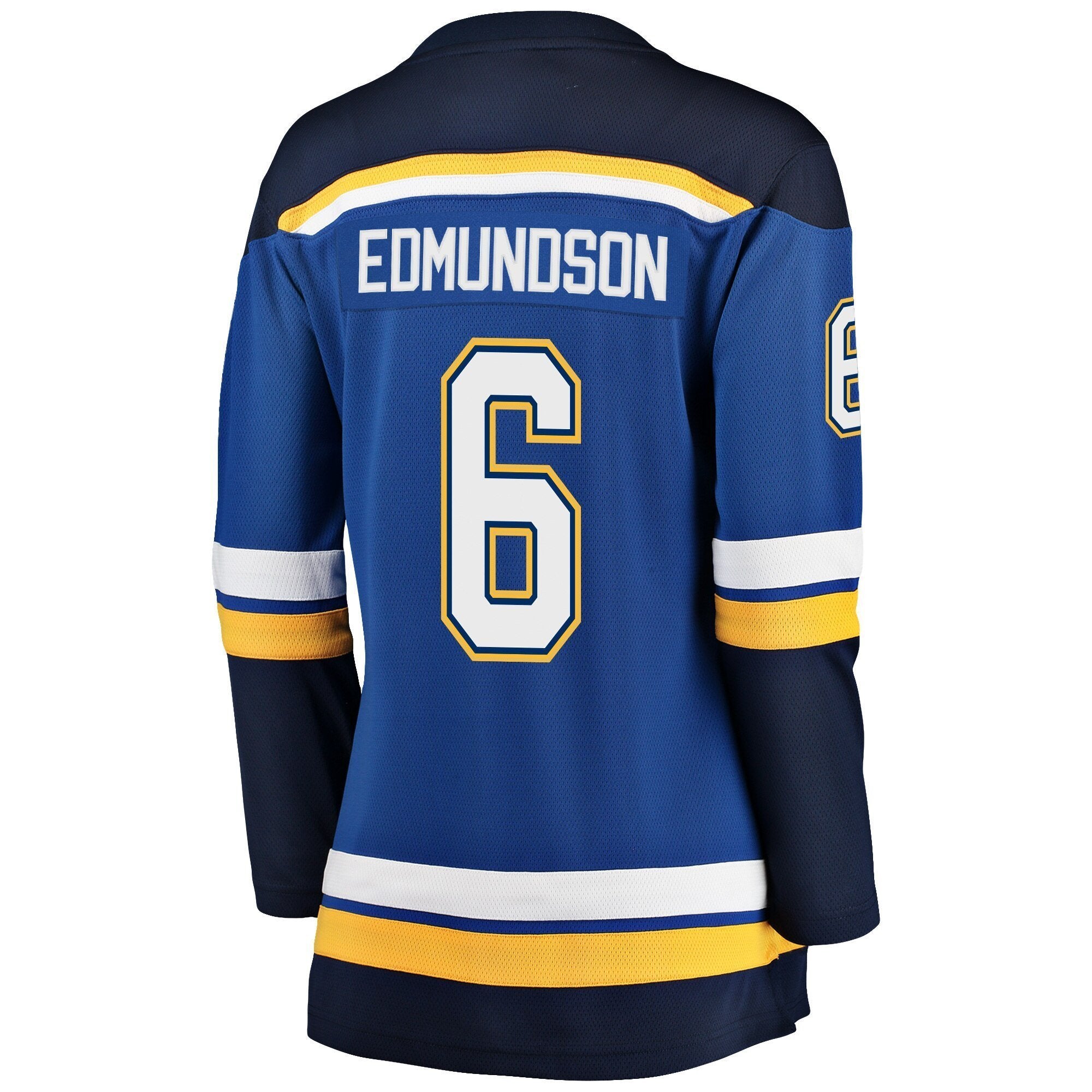 Women s St Louis Blues Joel Edmundson Fanatics Branded Blue Breakaway Player Jersey