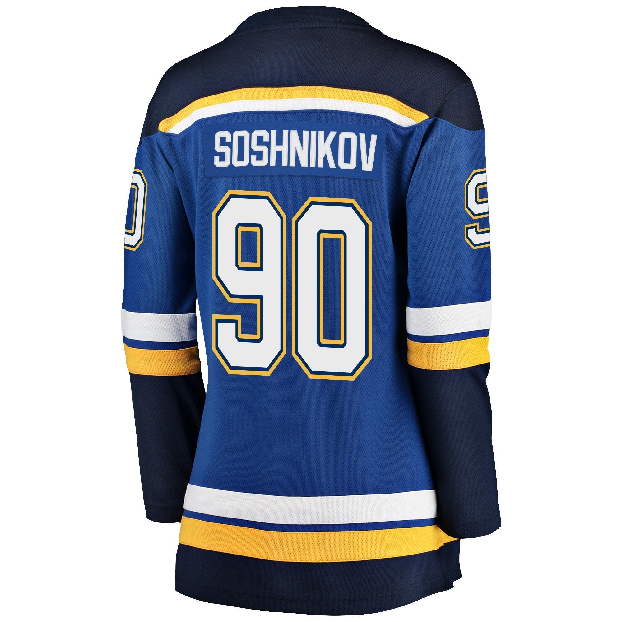 Women s St Louis Blues Nikita Soshnikov Fanatics Branded Blue Breakaway Player Jersey