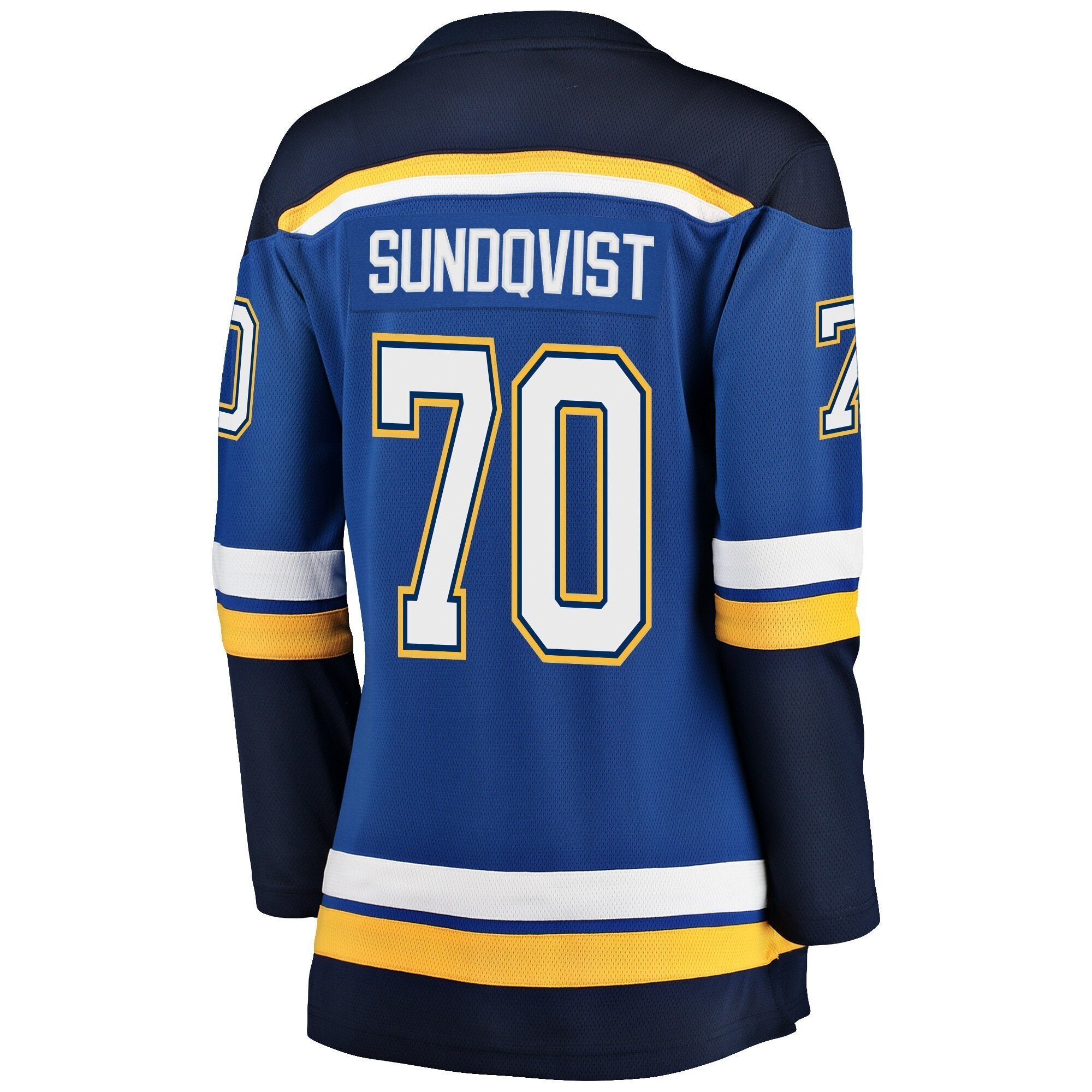 Women s St Louis Blues Oskar Sundqvist Fanatics Branded Blue Breakaway Player Jersey