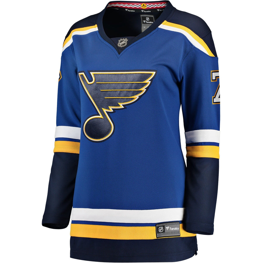 Women s St Louis Blues Patrick Maroon Fanatics Branded Blue Home Breakaway Player Jersey