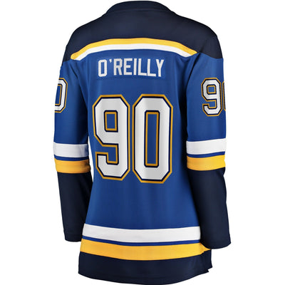 Women s St Louis Blues Ryan O Reilly Fanatics Branded Blue Home Breakaway Player Jersey