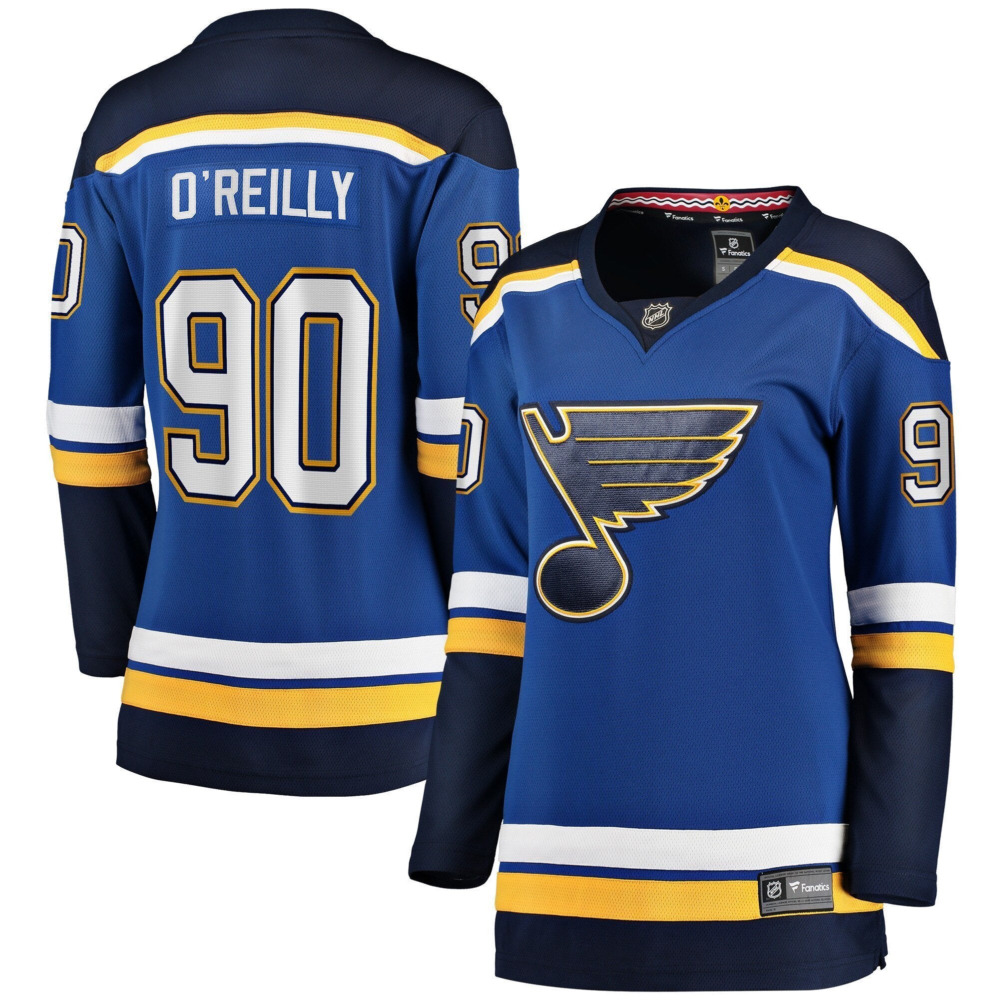 Women s St Louis Blues Ryan O Reilly Fanatics Branded Blue Home Breakaway Player Jersey