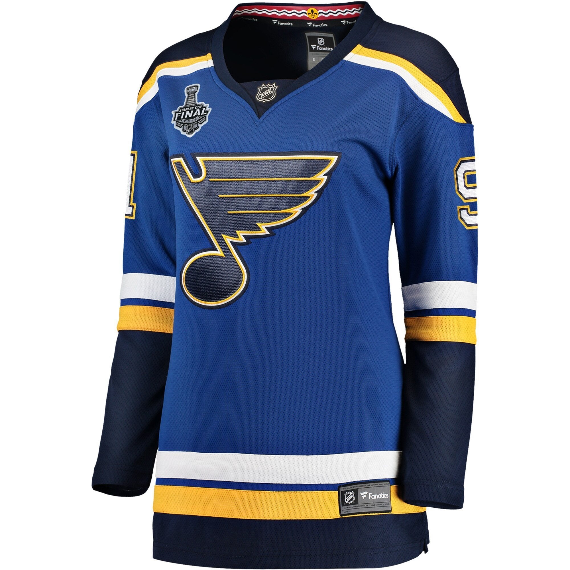 Women s St Louis Blues Vladimir Tarasenko Fanatics Branded Blue Home 2019 Stanley Cup Final Bound Breakaway Player Jersey