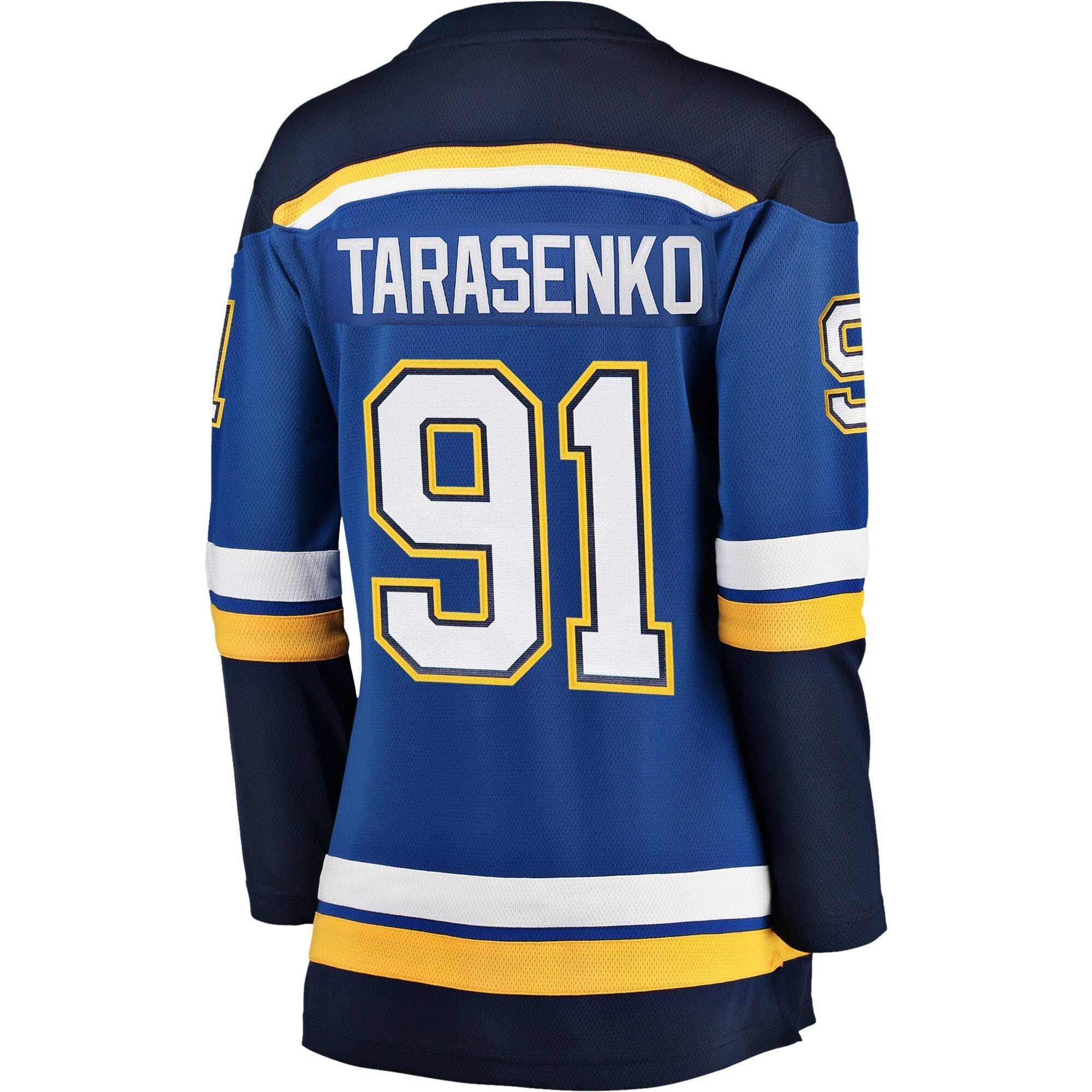 Women s St Louis Blues Vladimir Tarasenko Fanatics Branded Blue Home 2019 Stanley Cup Final Bound Breakaway Player Jersey