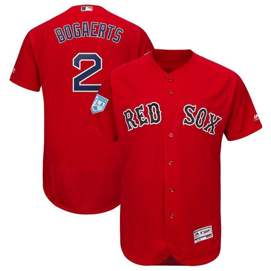 Xander Bogaerts Boston Red Sox 2019 Spring Training Baseball Player Jersey