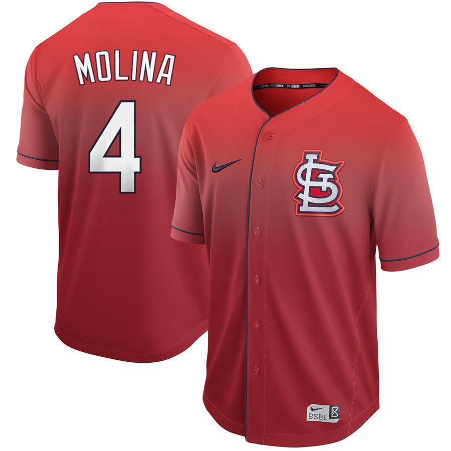 Yadier Molina Cardinals 2019 New Arrivals Baseball Player Fade Jersey