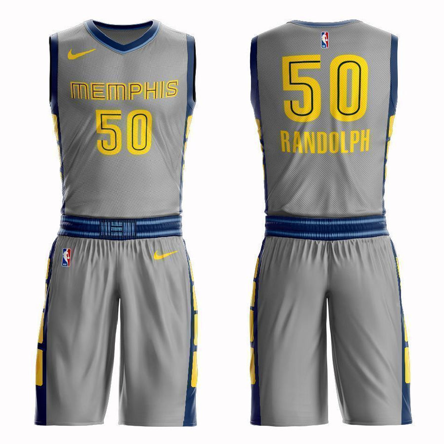Memphis Grizzlies #50 Zach Randolph City 2019 Jersey and Pant Set