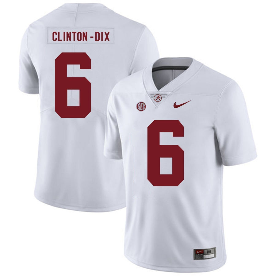 Ha Ha Clinton-Dix Alabama Crimson Tide Football Jersey-White