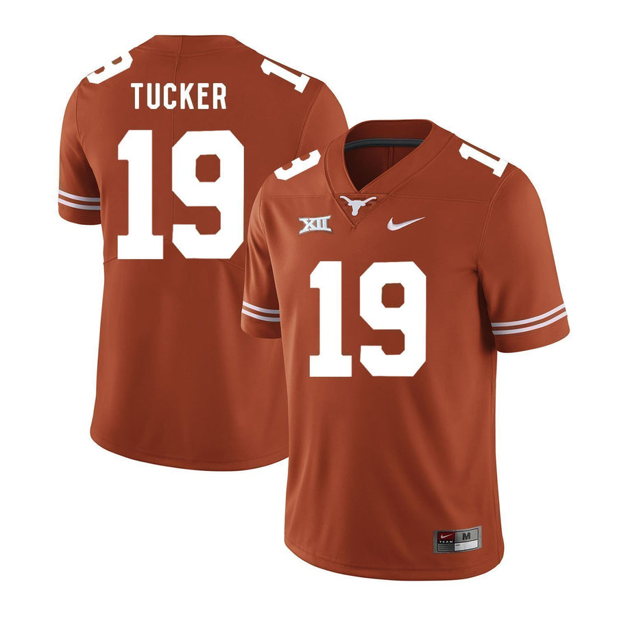 Justin Tucker Texas Longhorns Football Jersey - Orange