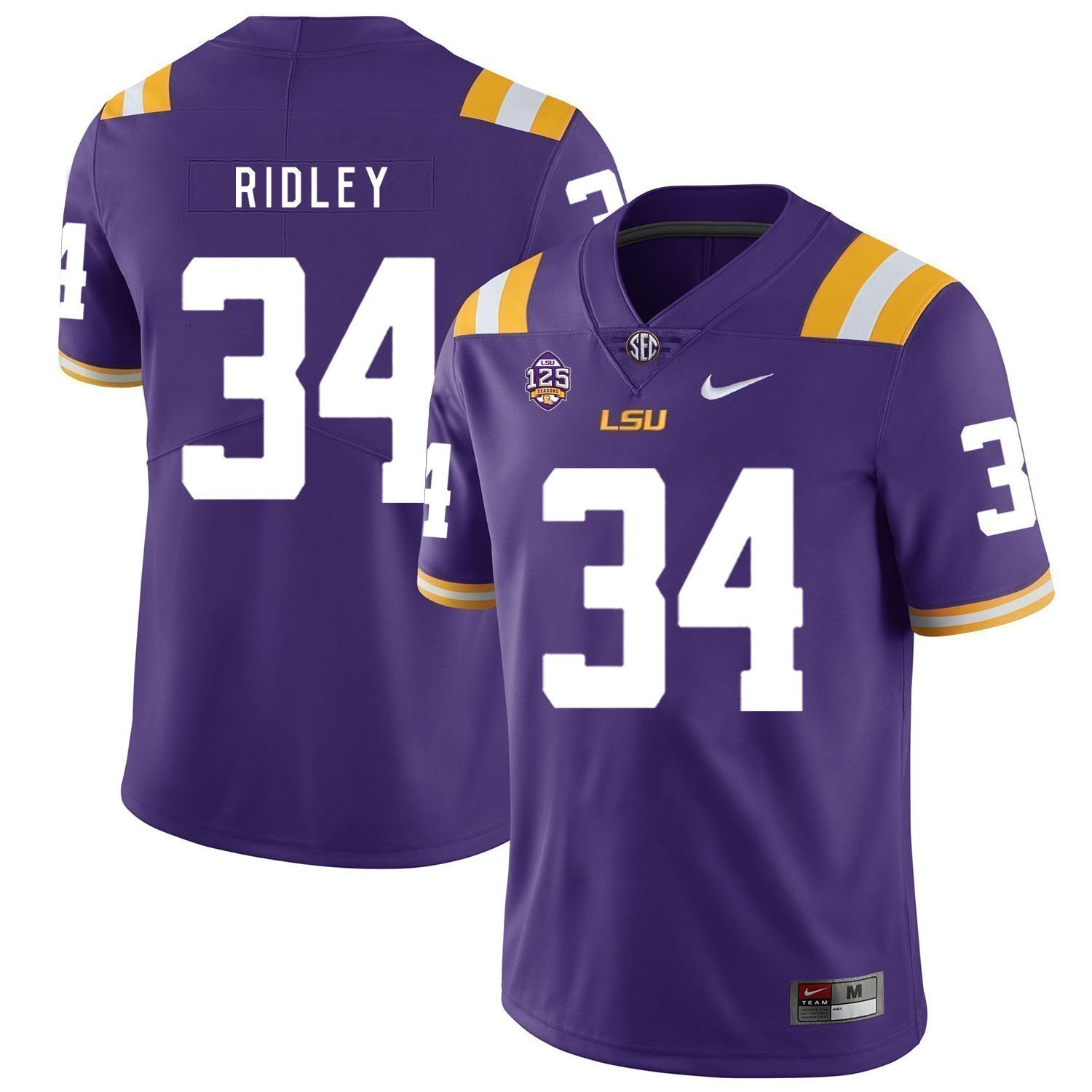 Stevan Ridley LSU Tigers Football Jersey - Purple