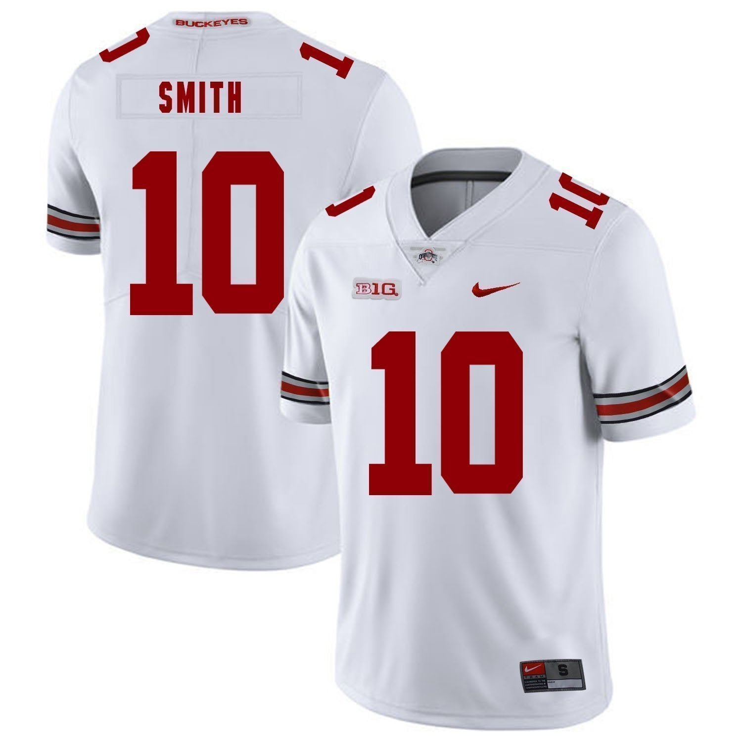 Troy Smith Ohio State Buckeyes Football Jersey - White