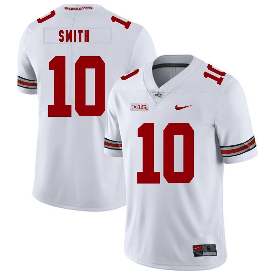 Troy Smith Ohio State Buckeyes Football Jersey - White