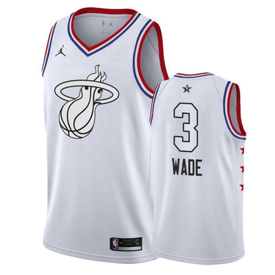 Miami Heat #3 Dwyane Wade 2019 ALL STAR Swingman Jersey