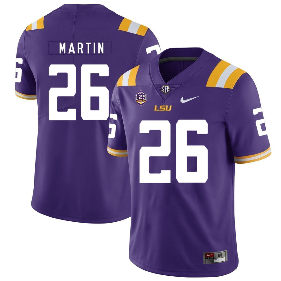 Ronald Martin LSU Tigers Football Jersey - Purple